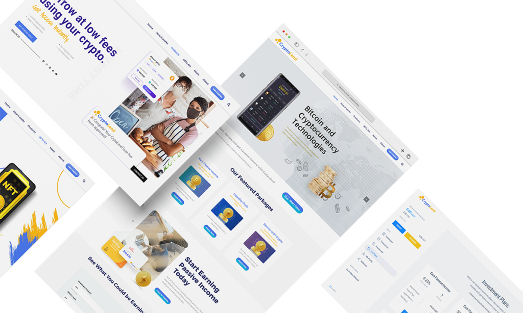 Custom Crypto Lending Platform and NFT Marketplace